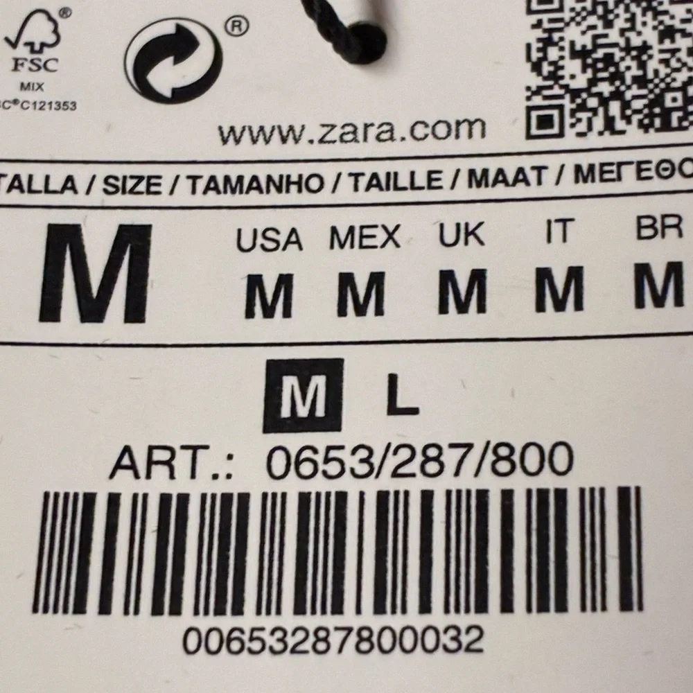 Zara nwt black